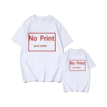 Imagem de Camiseta Feminina Branca E Preta Com Estampa De Laço, Gola Redonda, Ma