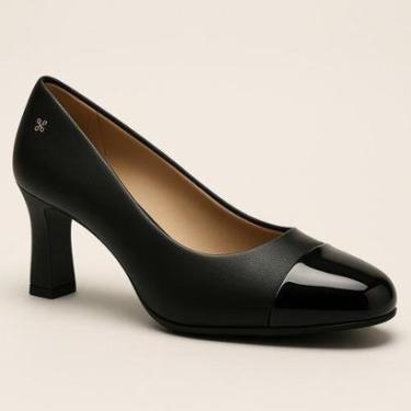 Imagem de Sapato Feminino Softli Boneca Salto 6 Cms Linha Conforto-Feminino