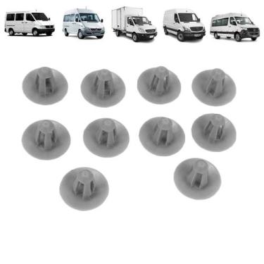 Imagem de Kit 10 buchas universais prender frisos mercedes benz sprinter modelo 