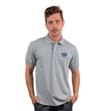 Imagem de Camisa Gola Polo Estampa Administração Piquet Masculina-Masculino