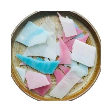 Imagem de 100g De Pastilhas De Mosaico De Vidro Manchado Para DIY, Artesanato, Q