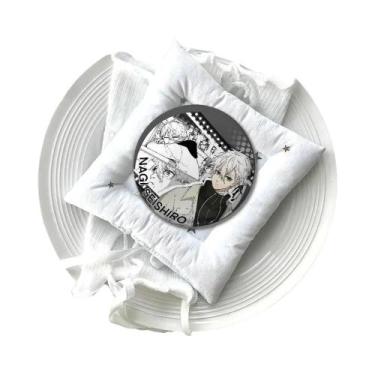 Imagem de Broche De Metal Macio Em Formato De Emblema Amine B-Blues Locks, Pin D