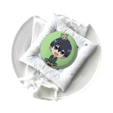 Imagem de Broche De Metal Macio Em Formato De Emblema Amine B-Blues Locks, Pin D