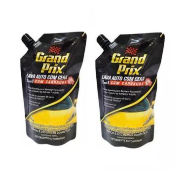 Imagem de Kit c/2 Lava auto com cera / Carnaúba 500ml cada - Grand Prix (3414)
