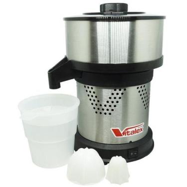 Imagem de Espremedor Extrator Suco Laranja Doméstico 230W Câmara Inox Vitalex ES