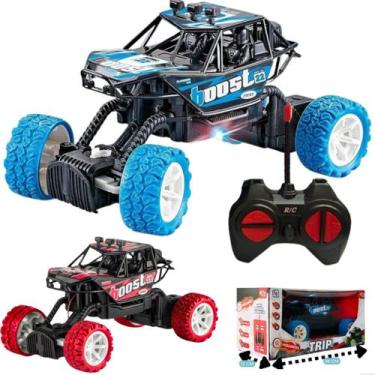 Imagem de Brinquedo Carrinho Controle Remoto Pickup Jipe Off Road RC Buggy Monst