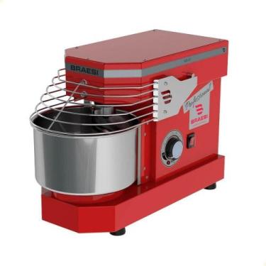 Imagem de Amassadeira Industrial Espiral Braesi Aes-03 Bivolt 3kg 10 Velocidade 