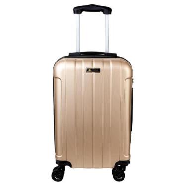 Imagem de Mala de Viagem Bordo Expansível 10kg world onboard rodas 360, Dourado,