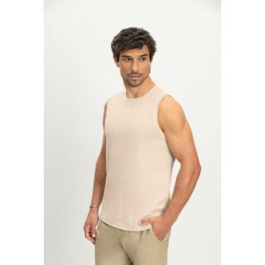 Imagem de Regata masculina em ribana Essendi -OFF WHITE, G, Off white