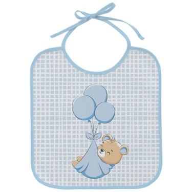 Imagem de Babador para Bebê 3 Unidades 17,5 cm x 22 cm Bercinho, Ursa Balões