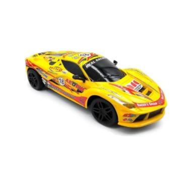 Imagem de Carro de Controle Remoto Esportivo Phantom Amarelo- Wellmix
