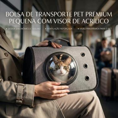 Imagem de Bolsa de Transporte Pet Premium Pequena com Visor de Acrílico - Suncha