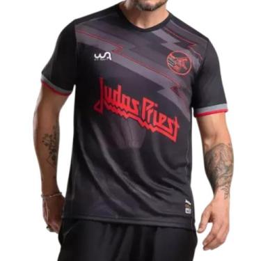 Imagem de Camisa de Futebol Judas Priest Metal Gods W A Sport Oficial, G