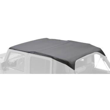Imagem de Bestop Top de biquíni 5258435 diamante preto estilo safári para Wrangler JK Unlimited 2010-2018 (estilo sem cabo)
