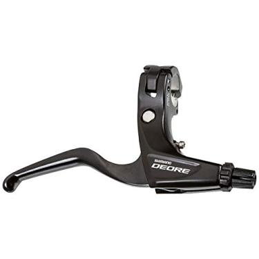 Imagem de SHIMANO Deore 610 alavanca de freio em V para bicicleta de montanha com 2 dedos - BL-T610 (preto - lado direito)