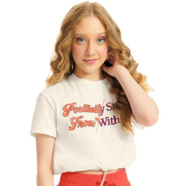 Imagem de Blusa Feminina Curta Within Rovitex Teen Bege
