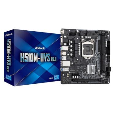 Imagem de Placa Mãe Asrock H510M-Hvs R2.0 Intel 10ª/11ª Geração