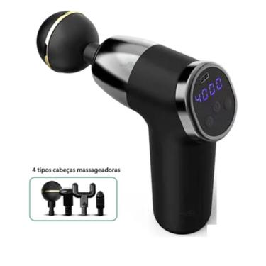 Imagem de Massageador Profissional Pistola Gun Display Led Lançamento