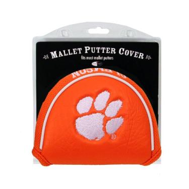 Imagem de Team Golf NCAA Clemson Tigers Golf Mallet Putter Capa de taco de golfe Mallet Putter Capa, serve na maioria dos putters de marreta, Scotty Cameron, Daddy Long Legs, Taylormade, Odyssey, Titleist, Ping, Callaway