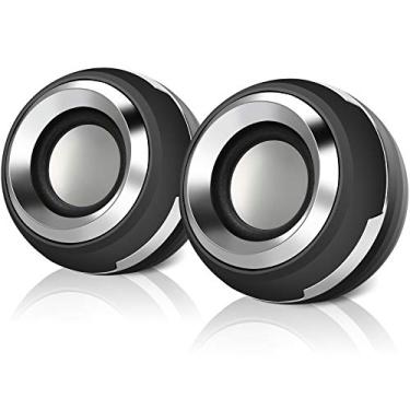 Imagem de Zhaoyao Alto-falante de computador estéreo alimentado por USB com som de volume alto e alto-falante de PC com graves aprimorados para laptop, computador desktop, celulares e mais