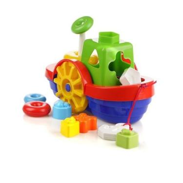 Imagem de Barco baby Didatico Verde Mercotoys 392