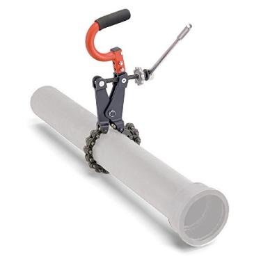 Imagem de RIDGID 69982 Modelo 226 Cortador de tubo de solo no local, cortador de tubulação de corrente de 3,5 a 15 cm, preto/vermelho, pequeno