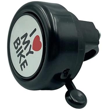 Imagem de Campainha Alumínio Retrô Ciclismo Buzina Bicicleta Preto
