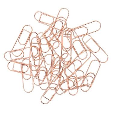 Imagem de Grampos de Lápis de Metal, Clipes de Suporte de Caneta de Resistência Ao Deslizamento Práticos para o Escritório do Professor (Rosa ouro)