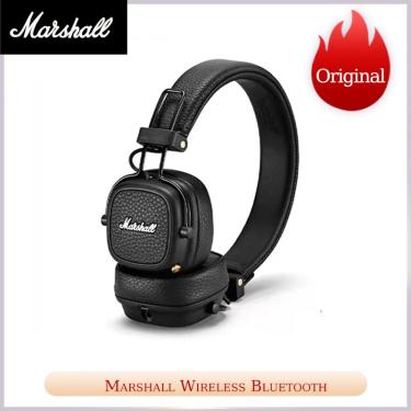 Imagem de Marshall-Major IV fone de ouvido sem fio Bluetooth  headset pesado  dobrável esportes computador