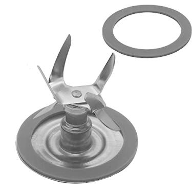 Imagem de Lâmina de trituração de gelo de 6 pontos de aço inoxidável com gaxeta. Compatível com liquidificadores Oster: BVCB07-Z00-NP0, BLSTCD-C00-000, BLSTRM-DZ0-015, BLSTTG-AB0-000, BLSTTG-PCP-000