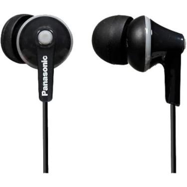 Imagem de Panasonic Fones de ouvido com fio conector preto de 3,5 mm (RP-HJE125E-K)