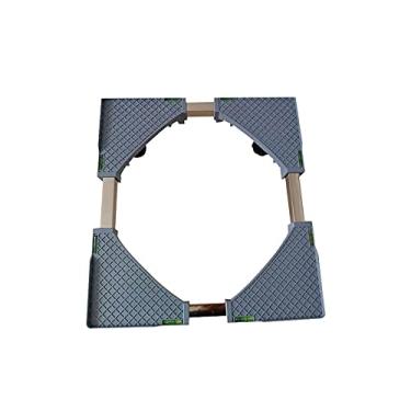 Imagem de Soporte multifuncional para refrigerador con base ajustable, largo/ancho a prueba de humedad, stent de 45-68 cm, soporte para base de lavadora, estante universal, enfriador de vino