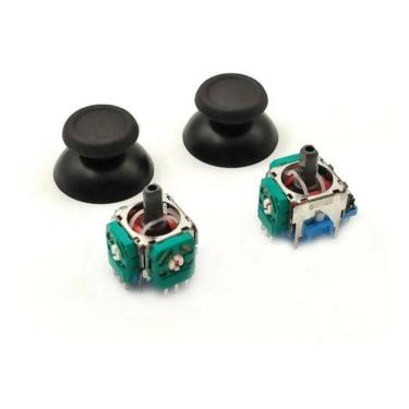 Imagem de Kit 2 botões 3d direcional +2 botões analógicos controle ps4
