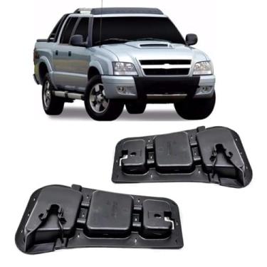 Imagem de Par Suporte Guia Parachoque S10 2001 2002 2003 2004 2005 2006 2007 2008 2009 2010 2011