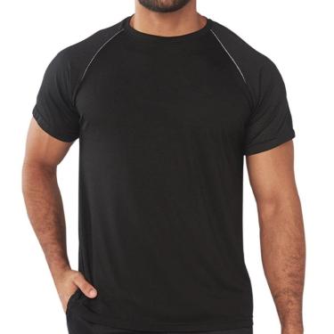 Imagem de Camiseta Fitness Masculina DelRio Raglan T-Shirt em Poliamida-Masculino