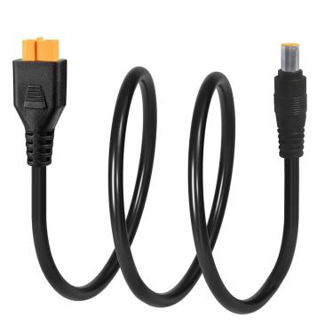 Imagem de OUQYLG XT60 fêmea para DC 8 mm macho adaptador de conector, XT60 fêmea para DC 7,9 mm x 0,9 mm macho 14 AWG cabo de alimentação, para pacote de bateria Lipo portátil gerador solar gerador solar painel solar portátil (0,6 m/2 pés)