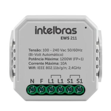 Imagem de Controlador Inteligente Ews 211 Interruptor Wi-Fi Intelbras