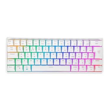 Imagem de Teclado Sem Fio Gamer Motospeed, RGB, Wireless e Bluetooth, Switch Bro