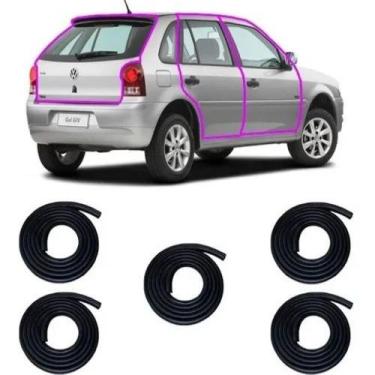 Imagem de Kit Borracha De Porta + Mala Gol Bola G2/g3/g4 Mod. Original - Jahu Bo