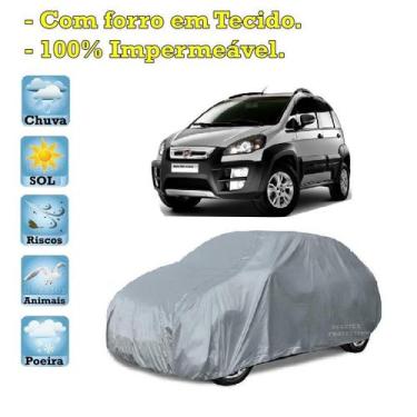 Imagem de Capa com forro cobrir carro Fiat Idea 100% Impermeável Proteção Bezzte