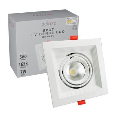 Imagem de Spot Evidence Uno Branco 7w Cor Ajustavel 3000k A 6500k - Avant