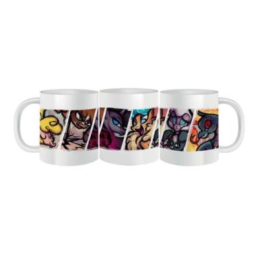 Imagem de Caneca Porcelana Unicórnios  Herds Fightin 325ml - VilelaGG