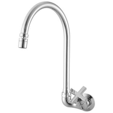 Imagem de Torneira para Cozinha de Parede Bica Móvel 1180 C 28 Meber Metais