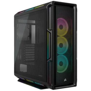 Imagem de Gabinete Gamer Corsair Icue 5000T RGB Lateral de Vidro 3 FANS - CC-901