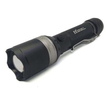 Imagem de Lanterna Tatica Com Zoom Led T6 Forte E Economica - HY