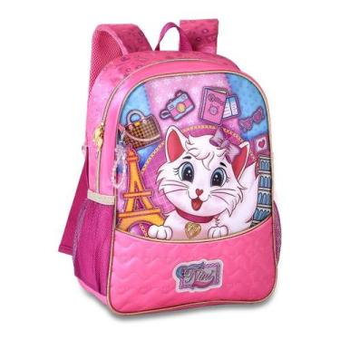 Imagem de Mochila de Costas Gatinha Nini Gata Oficial Escolar/Creche Passeio Inf