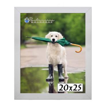 Imagem de Moldura Porta Retrato 20X25 Branco - Santamaria Molduras