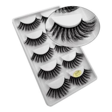 Imagem de Cílios Postiços G5-g6-g8 Mink 5 Pares - Eyelash, G605