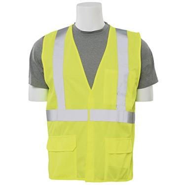 Imagem de ERB 65012 S190 Class 2 colete de segurança tratados com retardador de fama GG, limão Hi-Viz