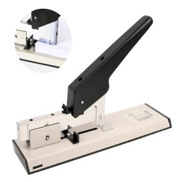 Imagem de Grampeador Profissional Alta Capacidade, Grande para 100 Folhas, De Mesa, Reforçado, Base Estável, Resistente e Preciso ideal para Escritório, Escola e Papelaria no geral.